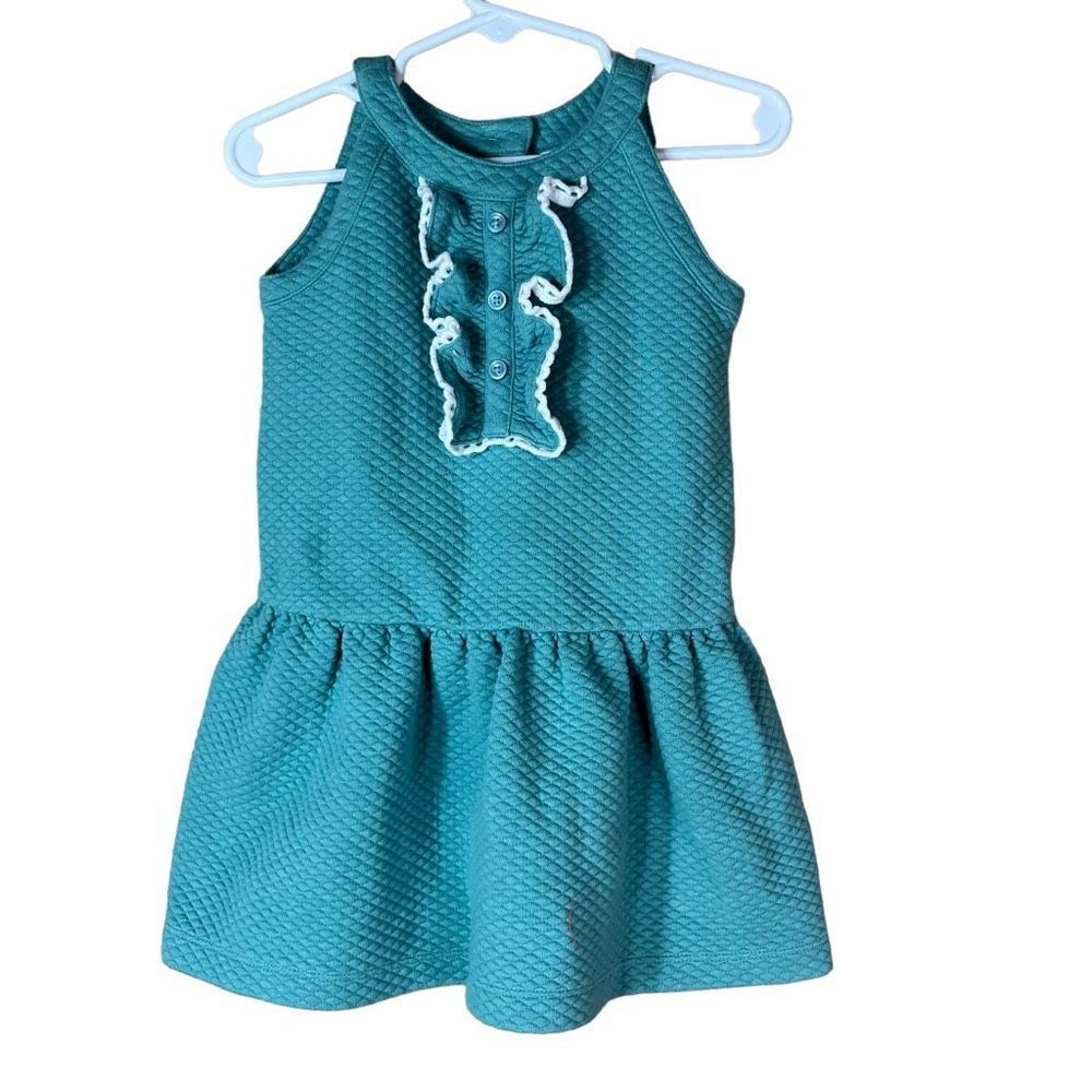Janie and Jack Teal Casual Kids Dress